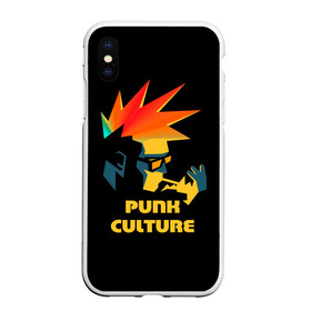 Чехол для iPhone XS Max матовый с принтом Punk culture в городе Новоалтайск, Силикон | Область печати: задняя сторона чехла, без боковых панелей | music | punk | ирокез | музыка | панк | панк музыка | рок | рок музыка | суб культура
