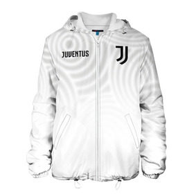 Мужская куртка 3D с принтом Juventus в городе Новоалтайск, ткань верха — 100% полиэстер, подклад — флис | прямой крой, подол и капюшон оформлены резинкой с фиксаторами, два кармана без застежек по бокам, один большой потайной карман на груди. Карман на груди застегивается на липучку | juve | juventus | юве | ювентус