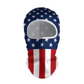 Балаклава 3D с принтом Флаг США в городе Новоалтайск, 100% полиэстер, ткань с особыми свойствами — Activecool | плотность 150–180 г/м2; хорошо тянется, но при этом сохраняет форму. Закрывает шею, вокруг отверстия для глаз кайма. Единый размер | flag | usa | патриотизм | сша | флаг