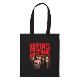 Сумка 3D повседневная с принтом Группа Bring Me the Horizon в городе Новоалтайск, 100% полиэстер | Плотность: 200 г/м2; Размер: 34×35 см; Высота лямок: 30 см | bmth | bring me the horizon | альтернативный метал | альтернативный рок | группа | достань для меня горизонт | дэткор | метал | рок | электроник рок