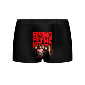 Мужские трусы 3D с принтом Группа Bring Me the Horizon в городе Новоалтайск, 50% хлопок, 50% полиэстер | классическая посадка, на поясе мягкая тканевая резинка | bmth | bring me the horizon | альтернативный метал | альтернативный рок | группа | достань для меня горизонт | дэткор | метал | рок | электроник рок