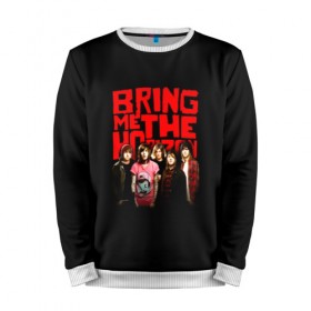 Мужской свитшот 3D с принтом Группа Bring Me the Horizon в городе Новоалтайск, 100% полиэстер с мягким внутренним слоем | круглый вырез горловины, мягкая резинка на манжетах и поясе, свободная посадка по фигуре | bmth | bring me the horizon | альтернативный метал | альтернативный рок | группа | достань для меня горизонт | дэткор | метал | рок | электроник рок