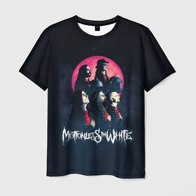 Мужская футболка 3D с принтом Группа Motionless in White в городе Новоалтайск, 100% полиэфир | прямой крой, круглый вырез горловины, длина до линии бедер | miw | motionless in white | гот | готик | готика | готы | группа | индастриал | крис моушнлесс | метал | металл | музыка | райан ситковски | рикки хоррор | черулли