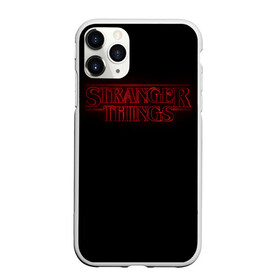 Чехол для iPhone 11 Pro Max матовый с принтом Logo ST в городе Новоалтайск, Силикон |  | stranger things | очень странные дела