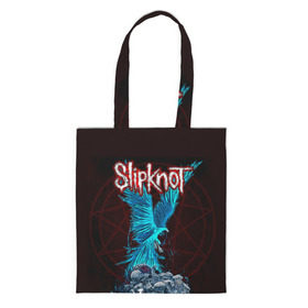 Сумка 3D повседневная с принтом Орел группа Slipknot в городе Новоалтайск, 100% полиэстер | Плотность: 200 г/м2; Размер: 34×35 см; Высота лямок: 30 см | slipknot | альтернативный метал | андерс | головы | грув метал | колсефни | кори | маска | метал | музыка | ню метал | рок | слипкнот | тейлор