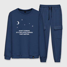 Мужской костюм хлопок с принтом Matter в городе Новоалтайск, 100% хлопок | на свитшоте круглая горловина, мягкая резинка по низу. Брюки заужены к низу, на них два вида карманов: два “обычных” по бокам и два объемных, с клапанами, расположенные ниже линии бедра. Брюки с мягкой трикотажной резинкой на поясе и по низу штанин. В поясе для дополнительного комфорта — широкие завязки | 13 reasons why | 13 причин почему