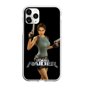 Чехол для iPhone 11 Pro Max матовый с принтом TOMB RAIDER в городе Новоалтайск, Силикон |  | game | girl | gun | lara croft | tomb raider | девушка | игра | оружие | пистолет