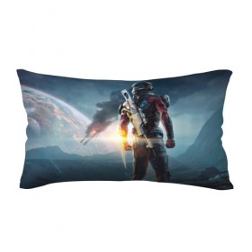 Подушка 3D антистресс с принтом Mass Effect Andromeda в городе Новоалтайск, наволочка — 100% полиэстер, наполнитель — вспененный полистирол | состоит из подушки и наволочки на молнии | 3 | effect | андрамеда | андромеда | ифект | мас | масс | часть | эфект | эффект