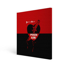 Холст квадратный с принтом Poison heart в городе Новоалтайск, 100% ПВХ |  | depeche mode | альтернативный | вестник моды | депеш мод | дэйв гаан | индастриал | клинок | красное | кровь капли | мартин гор | музыка | надпись | новая волна | нож | рок | сердце | синти поп | черное