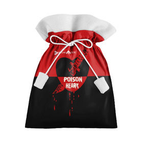 Подарочный 3D мешок с принтом Poison heart в городе Новоалтайск, 100% полиэстер | Размер: 29*39 см | depeche mode | альтернативный | вестник моды | депеш мод | дэйв гаан | индастриал | клинок | красное | кровь капли | мартин гор | музыка | надпись | новая волна | нож | рок | сердце | синти поп | черное