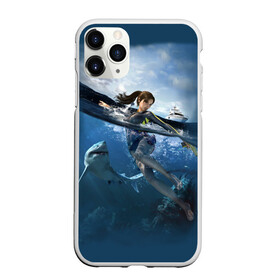Чехол для iPhone 11 Pro Max матовый с принтом TOMB RAIDER в городе Новоалтайск, Силикон |  | game | girl | gun | lara croft | tomb raider | девушка | игра | оружие | пистолет