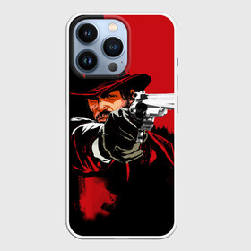 Чехол для iPhone 13 Pro с принтом Red Dead Redemption в городе Новоалтайск,  |  | Тематика изображения на принте: cowboy | game | gun | jim | red dead redemption | rockstar | west | вестерн | дикий запад | игра | ковбой | оружие | пистолет