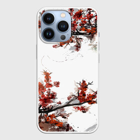 Чехол для iPhone 13 Pro с принтом САКУРА в городе Новоалтайск,  |  | Тематика изображения на принте: blossom | flower | бабочки | весна | лето | природа | расцвет | цвет | цветение | цветковое растение | цветок