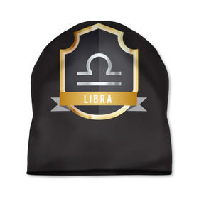 Шапка 3D с принтом Весы (Libra) в городе Новоалтайск, 100% полиэстер | универсальный размер, печать по всей поверхности изделия | Тематика изображения на принте: гороскоп | знак | зодиак
