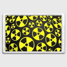 Магнит 45*70 с принтом Радиация в городе Новоалтайск, Пластик | Размер: 78*52 мм; Размер печати: 70*45 | радиация | радиоактивность