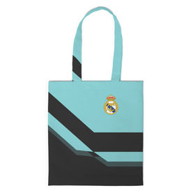 Сумка 3D повседневная с принтом Real Madrid 2018 #1 в городе Новоалтайск, 100% полиэстер | Плотность: 200 г/м2; Размер: 34×35 см; Высота лямок: 30 см | emirates | fc | real madrid | клуб | мода | мяч | реал мадрид | стиль | экстрим | эмблема