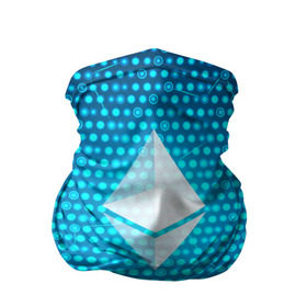 Бандана-труба 3D с принтом Blue Ethereum - Синий Эфириум в городе Новоалтайск, 100% полиэстер, ткань с особыми свойствами — Activecool | плотность 150‒180 г/м2; хорошо тянется, но сохраняет форму | black milk | cryptocurrency | eth | ethereum | etherium | litecoin | виталик бутерин | крипта | крипто | криптовалюта | лайткоин | майнер | майнинг | эфир