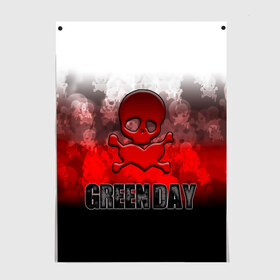 Постер с принтом Череп и сердце Green Day в городе Новоалтайск, 100% бумага
 | бумага, плотность 150 мг. Матовая, но за счет высокого коэффициента гладкости имеет небольшой блеск и дает на свету блики, но в отличии от глянцевой бумаги не покрыта лаком | american idiot | green day | альтернативный | билли джо армстронг | грин дей | группа | зелёный день | кости | майк дёрнт | музыка | надпись | панк | поп | поппанк | рок | тре кул | флаг | череп