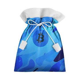 Подарочный 3D мешок с принтом Blue Sea Camo Bitcoin в городе Новоалтайск, 100% полиэстер | Размер: 29*39 см | Тематика изображения на принте: blue | camo | camouflage | coin | crypto | currency | ethereum | litecoin | mining | token | биткоин | биток | камо | камуфляж | крипта | крипто | криптовалюта | лайткоин | майнинг | ферма | эфир