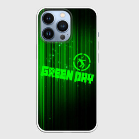 Чехол для iPhone 13 Pro с принтом Green Day лучи в городе Новоалтайск,  |  | Тематика изображения на принте: american idiot | green day | альтернативный | билли джо армстронг | грин дей | группа | зелёный день | майк дёрнт | музыка | надпись | панк | поп | поппанк | рок | тре кул
