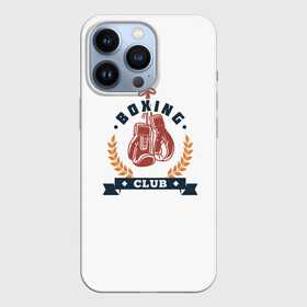 Чехол для iPhone 13 Pro с принтом BOXING CLUB в городе Новоалтайск,  |  | Тематика изображения на принте: бокс | звезды | клуб | перчатки | чемпион