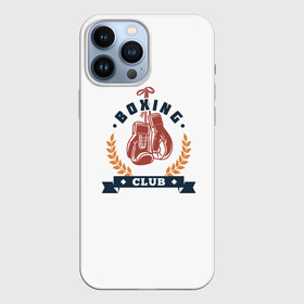 Чехол для iPhone 13 Pro Max с принтом BOXING CLUB в городе Новоалтайск,  |  | Тематика изображения на принте: бокс | звезды | клуб | перчатки | чемпион