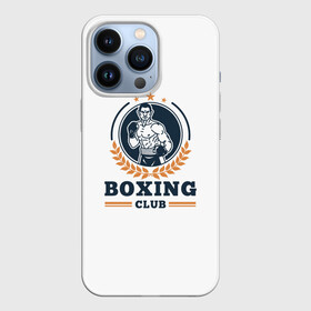 Чехол для iPhone 13 Pro с принтом BOXING CLUB в городе Новоалтайск,  |  | Тематика изображения на принте: бокс | клуб | перчатки | спорт | чемпион