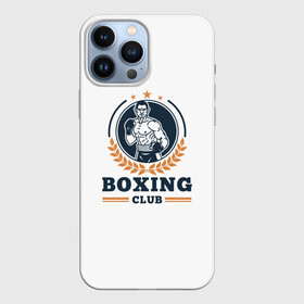 Чехол для iPhone 13 Pro Max с принтом BOXING CLUB в городе Новоалтайск,  |  | Тематика изображения на принте: бокс | клуб | перчатки | спорт | чемпион