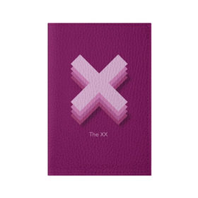 Обложка для паспорта матовая кожа с принтом The XX в городе Новоалтайск, натуральная матовая кожа | размер 19,3 х 13,7 см; прозрачные пластиковые крепления | the xx | xx | инди поп