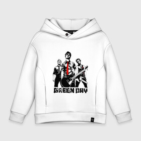 Детское худи Oversize хлопок с принтом Группа Green Day в городе Новоалтайск, френч-терри — 70% хлопок, 30% полиэстер. Мягкий теплый начес внутри —100% хлопок | боковые карманы, эластичные манжеты и нижняя кромка, капюшон на магнитной кнопке | american idiot | green day | альтернативный | билли джо армстронг | грин дей | группа | зелёный день | майк дёрнт | музыка | надпись | панк | поп | поппанк | рок | тре кул