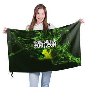 Флаг 3D с принтом Bring Me the Horizon солист в городе Новоалтайск, 100% полиэстер | плотность ткани — 95 г/м2, размер — 67 х 109 см. Принт наносится с одной стороны | bmth | bring me the horizon | альтернативный метал | альтернативный рок | группа | достань для меня горизонт | дым | дэткор | метал | рок | электроник рок