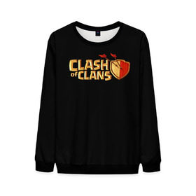 Мужской свитшот 3D с принтом Clash of Clans в городе Новоалтайск, 100% полиэстер с мягким внутренним слоем | круглый вырез горловины, мягкая резинка на манжетах и поясе, свободная посадка по фигуре | игра | кланс | клэш | онлайн | оф | стратегия