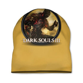 Шапка 3D с принтом Dark Souls в городе Новоалтайск, 100% полиэстер | универсальный размер, печать по всей поверхности изделия | Тематика изображения на принте: dark souls | praise the sun | you died | дарк соулс | темные души