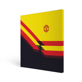 Холст квадратный с принтом Manchester United 2018 #5 в городе Новоалтайск, 100% ПВХ |  | Тематика изображения на принте: манчестер юнайтед | эмблема