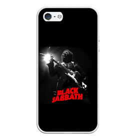 Чехол для iPhone 5/5S матовый с принтом Black Sabbath в городе Новоалтайск, Силикон | Область печати: задняя сторона чехла, без боковых панелей | black sabbath | ozzy osbourne | билл уорд | гизер батлер | гитара | группа | метал | музыка | надпись | оззи | осборн | песни | рок | солист | тони айомми | хард рок | хеви метал