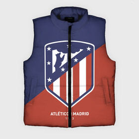 Мужской жилет утепленный 3D с принтом Атлетико Мадрид в городе Новоалтайск,  |  | atletico madrid | атлетико мадрид