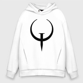 Мужское худи Oversize хлопок с принтом Quake champions в городе Новоалтайск, френч-терри — 70% хлопок, 30% полиэстер. Мягкий теплый начес внутри —100% хлопок | боковые карманы, эластичные манжеты и нижняя кромка, капюшон на магнитной кнопке | arena | champions | quakecon | квейк | квэйк | чемпионы | шутер