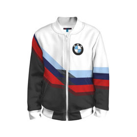 Детский бомбер 3D с принтом Бмв | Bmw 2018 Black and White в городе Новоалтайск, 100% полиэстер | застегивается на молнию, по бокам два кармана без застежек, мягкие манжеты, по низу бомбера и на воротнике — эластичная резинка | bmw | автомобиль | автомобильные | бмв | лучшие | марка | машины | мужчинам | патриот | подарок | прикольные | тренд | фанат | флаг