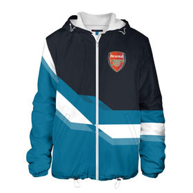 Мужская куртка 3D с принтом Арсенал / FC Arsenal 2018 #1 в городе Новоалтайск, ткань верха — 100% полиэстер, подклад — флис | прямой крой, подол и капюшон оформлены резинкой с фиксаторами, два кармана без застежек по бокам, один большой потайной карман на груди. Карман на груди застегивается на липучку | Тематика изображения на принте: fc | геометрия | эмблема