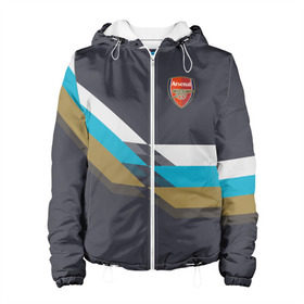Женская куртка 3D с принтом Арсенал / FC Arsenal 2018 #3 в городе Новоалтайск, ткань верха — 100% полиэстер, подклад — флис | прямой крой, подол и капюшон оформлены резинкой с фиксаторами, два кармана без застежек по бокам, один большой потайной карман на груди. Карман на груди застегивается на липучку | fc | fc arsenal | fly emirates | ronaldo | абстракция | арсенал | геометрия | зож | клуб | линии | мода | модные | мяч | реал | спорт | спортивные | стиль | тренды | футбол | футбольный клуб | экстрим | эмблема