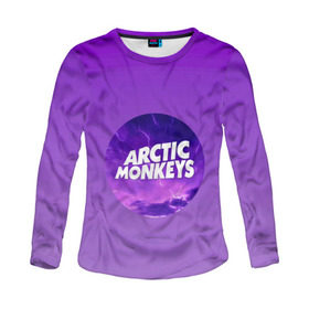 Женский лонгслив 3D с принтом Arctic Monkeys в городе Новоалтайск, 100% полиэстер | длинные рукава, круглый вырез горловины, полуприлегающий силуэт | алекс тёрнер | арктик | арктические мартышки | гаражный | группа | джейми кук | инди рок | манкис | музыка | мэтт хелдер | ник о мэлли | обезьяна | постпанк ривайвл | психоделический | рок