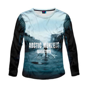 Женский лонгслив 3D с принтом Arctic Monkeys brainstorm в городе Новоалтайск, 100% полиэстер | длинные рукава, круглый вырез горловины, полуприлегающий силуэт | алекс тёрнер | арктик | арктические мартышки | гаражный | группа | джейми кук | инди рок | манкис | музыка | мэтт хелдер | ник о мэлли | обезьяна | постпанк ривайвл | психоделический | рок