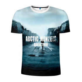 Мужская футболка 3D спортивная с принтом Arctic Monkeys brainstorm в городе Новоалтайск, 100% полиэстер с улучшенными характеристиками | приталенный силуэт, круглая горловина, широкие плечи, сужается к линии бедра | алекс тёрнер | арктик | арктические мартышки | гаражный | группа | джейми кук | инди рок | манкис | музыка | мэтт хелдер | ник о мэлли | обезьяна | постпанк ривайвл | психоделический | рок