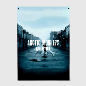 Постер с принтом Arctic Monkeys brainstorm в городе Новоалтайск, 100% бумага
 | бумага, плотность 150 мг. Матовая, но за счет высокого коэффициента гладкости имеет небольшой блеск и дает на свету блики, но в отличии от глянцевой бумаги не покрыта лаком | алекс тёрнер | арктик | арктические мартышки | гаражный | группа | джейми кук | инди рок | манкис | музыка | мэтт хелдер | ник о мэлли | обезьяна | постпанк ривайвл | психоделический | рок