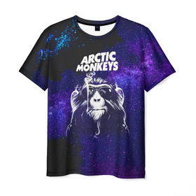 Мужская футболка 3D с принтом Arctic Monkeys в городе Новоалтайск, 100% полиэфир | прямой крой, круглый вырез горловины, длина до линии бедер | алекс тёрнер | арктик | арктические мартышки | гаражный | группа | джейми кук | инди рок | манкис | музыка | мэтт хелдер | ник о мэлли | обезьяна | постпанк ривайвл | психоделический | рок