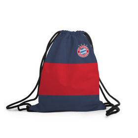 Рюкзак-мешок 3D с принтом Bayern Munchen - Red-Blue FCB (2018 NEW) в городе Новоалтайск, 100% полиэстер | плотность ткани — 200 г/м2, размер — 35 х 45 см; лямки — толстые шнурки, застежка на шнуровке, без карманов и подкладки | Тематика изображения на принте: 0x000000123 | bayern munchen | fcb | football | бавария мюнхен | футбол