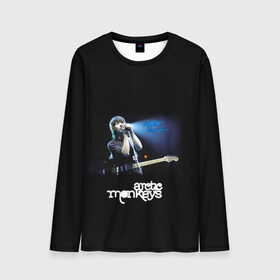 Мужской лонгслив 3D с принтом Alex Turner Arctic Monkeys в городе Новоалтайск, 100% полиэстер | длинные рукава, круглый вырез горловины, полуприлегающий силуэт | алекс тёрнер | арктик | арктические мартышки | гаражный | группа | джейми кук | инди рок | манкис | музыка | мэтт хелдер | ник о мэлли | обезьяна | постпанк ривайвл | психоделический | рок