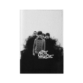 Обложка для паспорта матовая кожа с принтом Группа Arctic Monkeys в городе Новоалтайск, натуральная матовая кожа | размер 19,3 х 13,7 см; прозрачные пластиковые крепления | arctic monkeys обезьянка