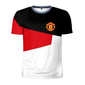Мужская футболка 3D спортивная с принтом Manchester United 2018 #12 в городе Новоалтайск, 100% полиэстер с улучшенными характеристиками | приталенный силуэт, круглая горловина, широкие плечи, сужается к линии бедра | emirates | fc | manchester united | абстракция | геометрия | зож | клуб | линии | манчестер юнайтед | модные | мяч | россии | спорт | спортивные | стиль | тренды | футбол | футбольный клуб | экстрим | эмблема