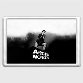 Магнит 45*70 с принтом Солист Arctic Monkeys в городе Новоалтайск, Пластик | Размер: 78*52 мм; Размер печати: 70*45 | Тематика изображения на принте: алекс тёрнер | арктик | арктические мартышки | гаражный | группа | джейми кук | инди рок | манкис | музыка | мэтт хелдер | ник о мэлли | обезьяна | постпанк ривайвл | психоделический | рок